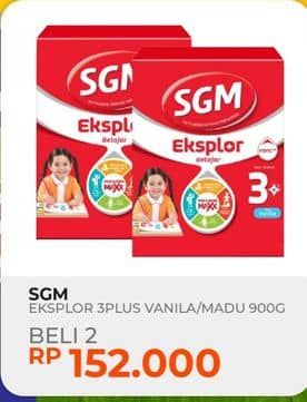 Promo Harga SGM Eksplor 3+ Susu Pertumbuhan Madu, Vanila 900 gr - Yogya