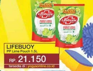 Promo Harga Lifebuoy Pencuci Piring Lime Botani 1500 ml - Yogya