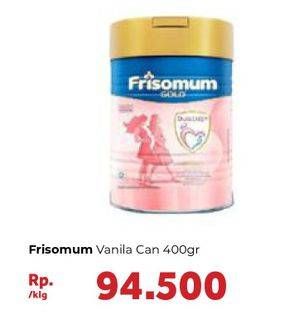 Promo Harga FRISOMUM Gold Susu Ibu Hamil & Menyusui Vanilla 400 gr - Carrefour