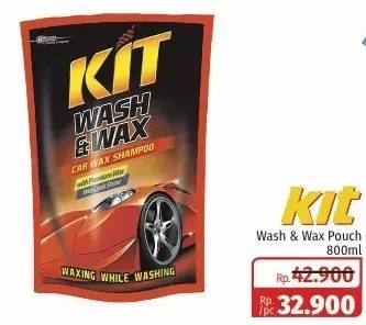 Promo Harga KIT Wash & Wax 800 ml - Lotte Grosir