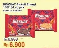 Promo Harga BISKUAT Energi Coklat, Original 134 gr - Indomaret