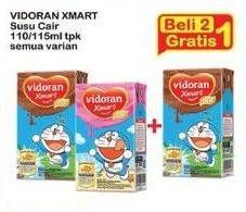 Promo Harga Vidoran Xmart UHT All Variants 115 ml - Indomaret