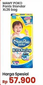 Promo Harga Mamy Poko Pants Xtra Kering XL26 26 pcs - Indomaret