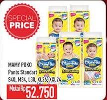 Promo Harga Mamy Poko Pants Xtra Kering L30, M34, S40, XXL24, XL26 24 pcs - Hypermart