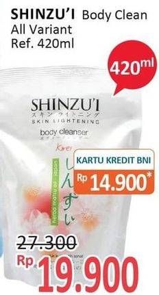 Promo Harga SHINZUI Body Cleanser All Variants 420 ml - Alfamidi