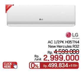 Promo Harga LG H05TN4 1/2 PK AC  - LotteMart