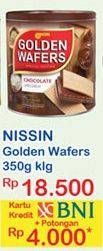 Promo Harga NISSIN Golden Wafers 350 gr - Indomaret