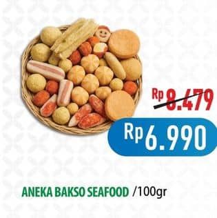 Promo Harga Aneka Bakso Seafood per 100 gr - Hypermart