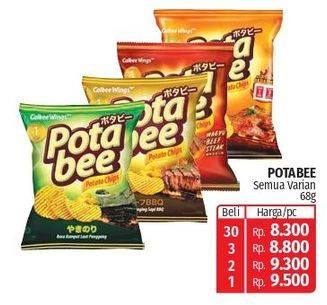 Promo Harga Potabee Snack Potato Chips All Variants 68 gr - Lotte Grosir