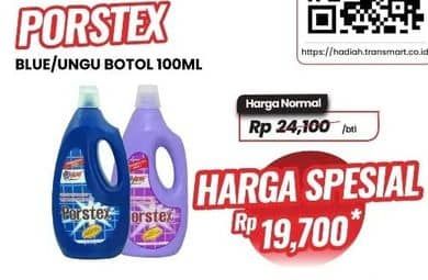 Promo Harga Yuri Porstex Pembersih Porselen Biru, Purple 1000 ml - Carrefour