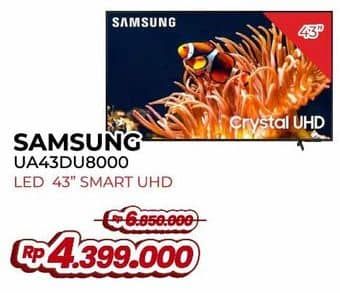 Promo Harga Samsung UA43DU8000 LED 43Inch Smart UHD  - Yogya