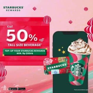 Harga Get 50% off Tall Size Beverage