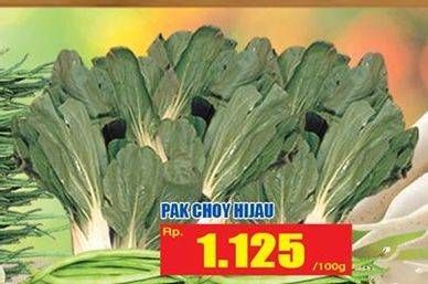 Promo Harga Pak Choy Hijau per 100 gr - Hari Hari