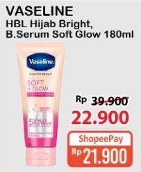 Promo Harga Vaseline Hijab Bright Body Serum/Healthy Bright  - Alfamart