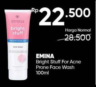 Promo Harga EMINA Bright Stuff Face Wash 100 ml - Guardian