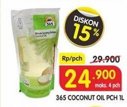 Promo Harga 365 Coconut Oil 1 ltr - Superindo