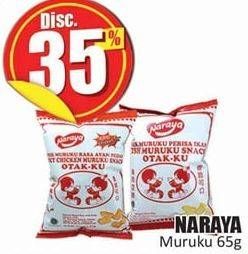 Promo Harga NARAYA Muruku Ayam Pedas, Original Ikan 65 gr - Hari Hari