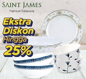 Promo Harga Saint James Premium Tableware  - COURTS