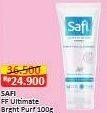 Promo Harga Safi Ultimate Bright Purifying Cleanser 100 gr - Alfamart