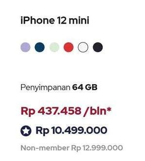 Promo Harga APPLE iPhone 12 Mini 1 pcs - iBox