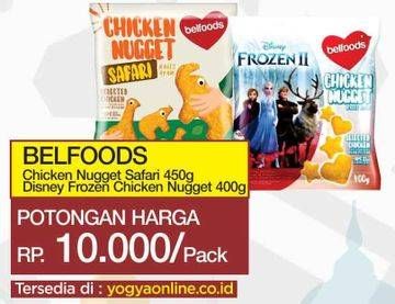 Promo Harga Belfoods Favorite Chicken Nugget Safari/Frozen Chicken Nugget  - Yogya