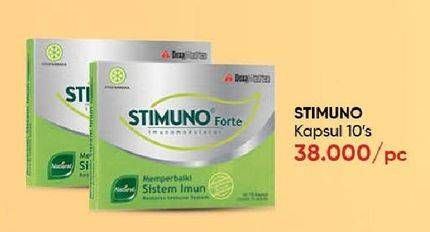 Promo Harga Stimuno Forte Restores Immune System Capsule 10 pcs - Guardian