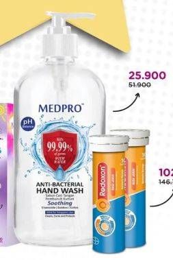 Promo Harga MEDPRO Anti Bacterial Hand Wash  - Watsons