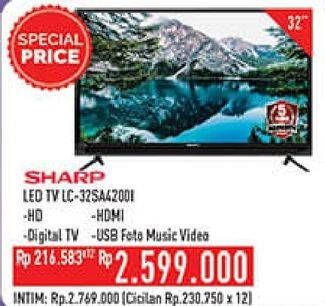 Promo Harga SHARP LC-32SA4200i | LED TV  - Hypermart