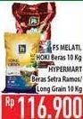 Promo Harga FS Melati, Hoki, Hypermart Beras 10kg  - Hypermart