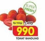 Promo Harga Tomat Bandung per 100 gr - Superindo