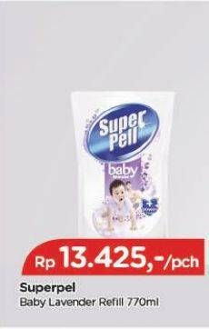 Promo Harga Super Pell Pembersih Lantai Baby Lavender 770 ml - TIP TOP