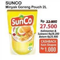 Promo Harga SUNCO Minyak Goreng 2000 ml - Alfamart