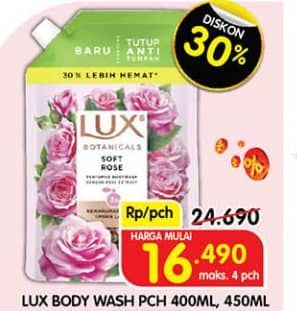 Promo Harga LUX Body Wash 400 ml - Superindo