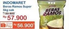 Promo Harga Indomaret Beras Ramos Super 5000 gr - Indomaret