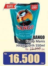 Promo Harga BANGO Kecap Manis Hitam Gurih 550 ml - Hari Hari
