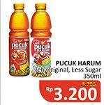 Promo Harga TEH PUCUK HARUM Minuman Teh Original, Less Sugar 350 ml - Alfamidi