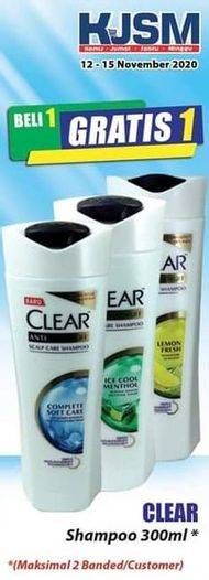 Promo Harga CLEAR Shampoo 300 ml - Hari Hari