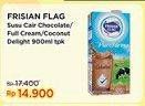 Promo Harga FRISIAN FLAG Susu UHT Purefarm Full Cream, Cokelat, Coconut 900 ml - Indomaret