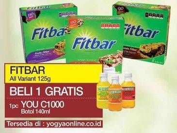 Promo Harga FITBAR Makanan Ringan Sehat All Variants 125 gr - Yogya