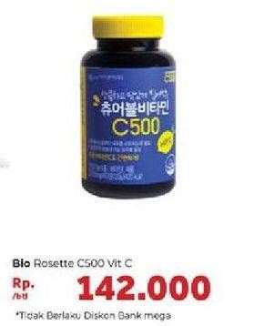 Promo Harga BIO ROSETTE Vitamin C C500  - Carrefour