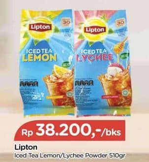 Promo Harga Lipton Iced Tea Lemon, Lychee 510 gr - TIP TOP