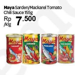 Promo Harga Sarden/Mackerel Tomato Chili Sauce 155g  - Carrefour