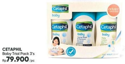 Promo Harga CETAPHIL Baby Trial Pouch 3 pcs - Guardian