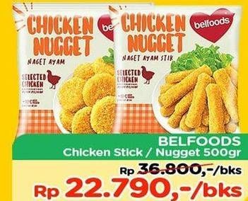 Promo Harga BELFOODS Nugget 500 gr - TIP TOP