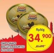 Promo Harga SNIPS SNAPS Biscuit 285 gr - Superindo