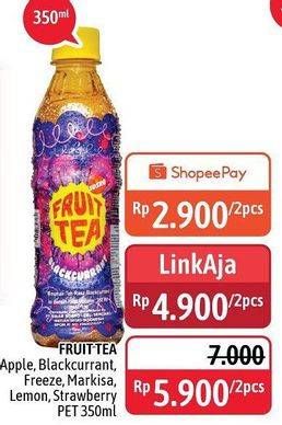 Promo Harga SOSRO Fruit Tea Apple, Blackcurrant, Freeze, Lemon, Markisa, Stroberi 350 ml - Alfamidi