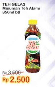 Promo Harga TEH GELAS Tea Original 350 ml - Indomaret