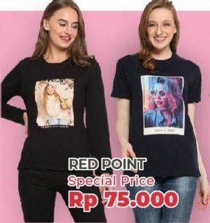 Promo Harga RED POINT T-Shirt  - Carrefour