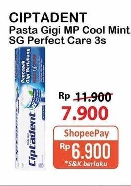 Promo Harga Ciptadent Pasta Gigi Maxi 12 Plus Fresh Mint, Cool Mint 190 gr - Alfamart