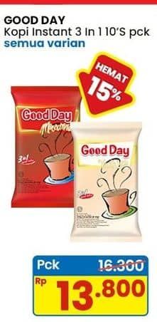 Good Day Instant Coffee 3 in 1